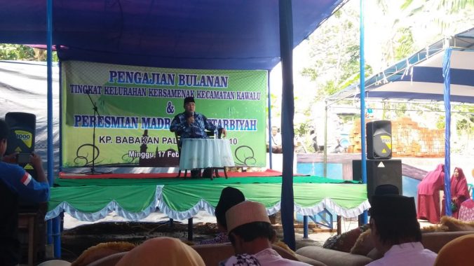 Drs.H.Budi Budiman menghadiri peresmian 