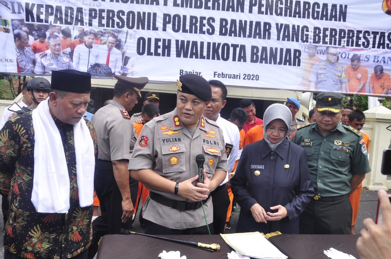 Satreskrim Polres Banjar Tangkap 7 Pelaku Pencuri Traktor 