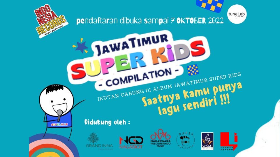 Flayer Jawa Timur Super Kids Compilation. (Dok. Indonesia Records)