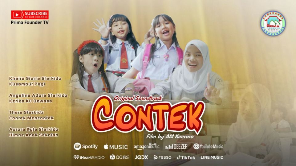 Flayer Starkidz 2022 pengisi OST Film Contek. (Dok. PFR)