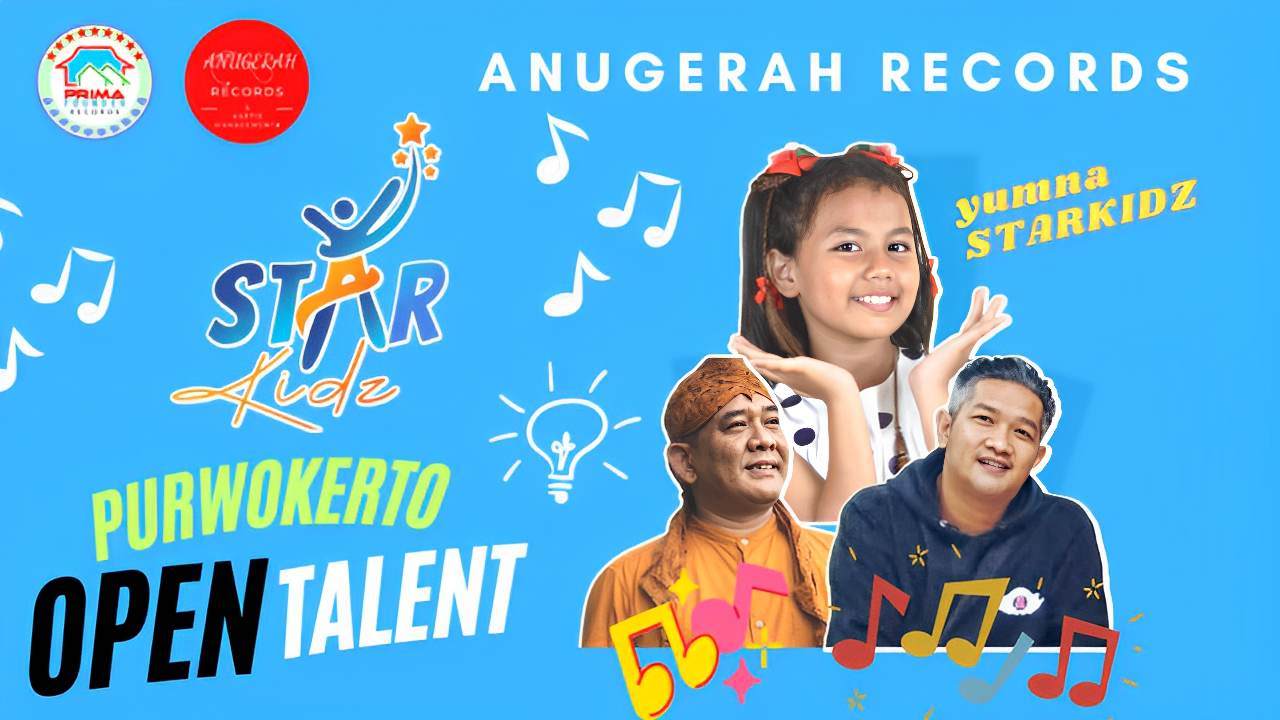 Flayer Open Talent Purwokerto Starkidz. (Dok. PFR)